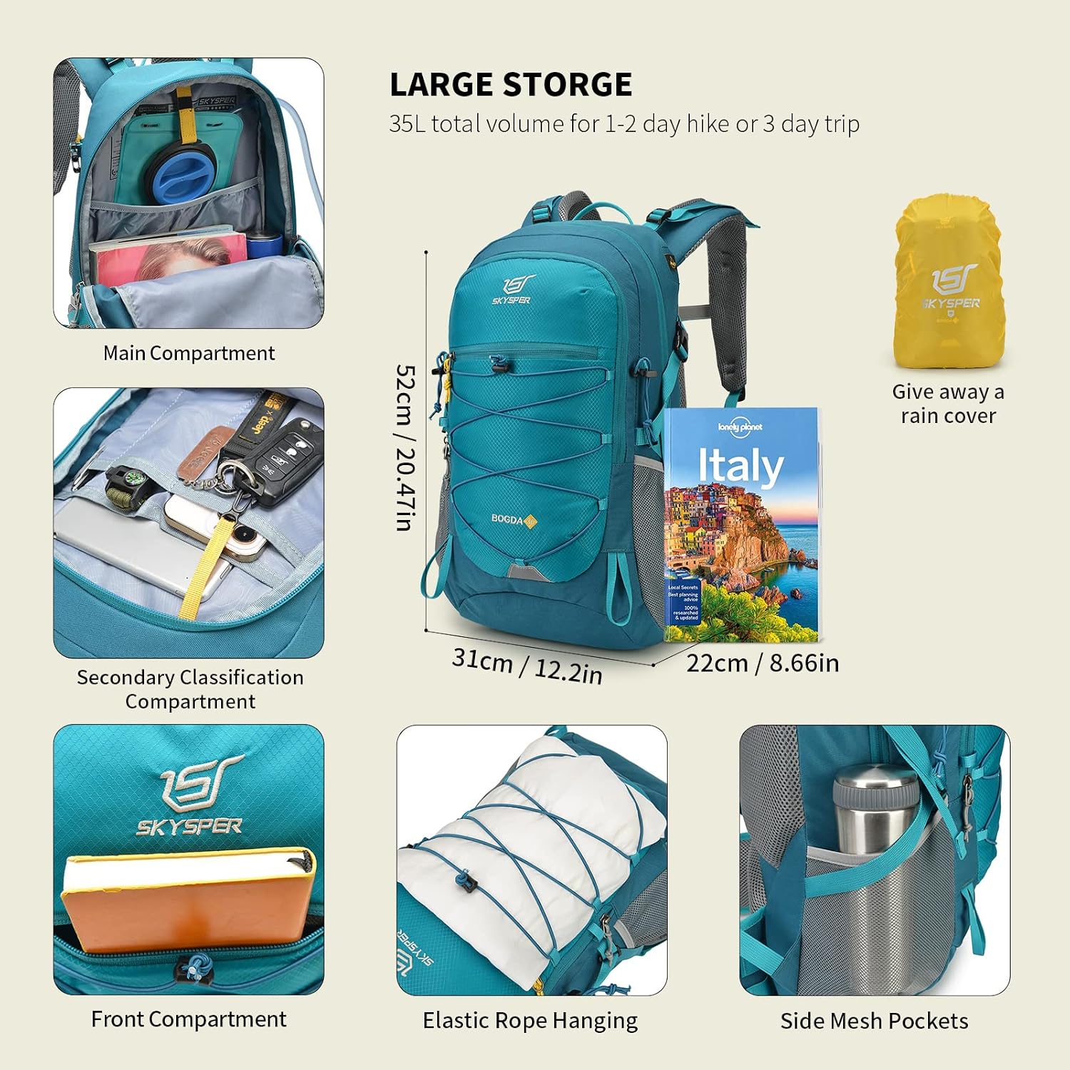 Thumbnail 5 de SKYSPER Rucksack 35L hiking backpack