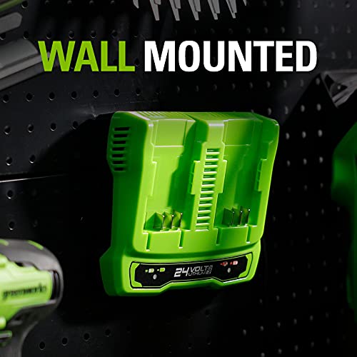 Thumbnail 3 de Greenworks G24X2C Cargador Universal Li-Ion 24V ⚡️