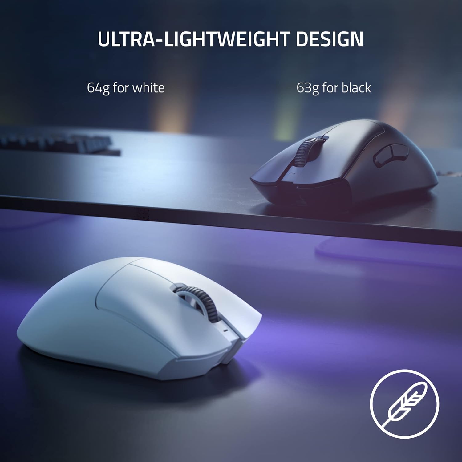 Thumbnail 2 de Razer DeathAdder V3 Pro Ultra Lightweight Gaming Mouse