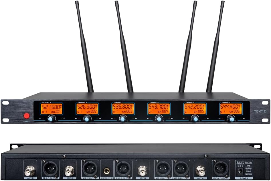 Detalle 2 de Tbaxo UHF Wireless Microphone System