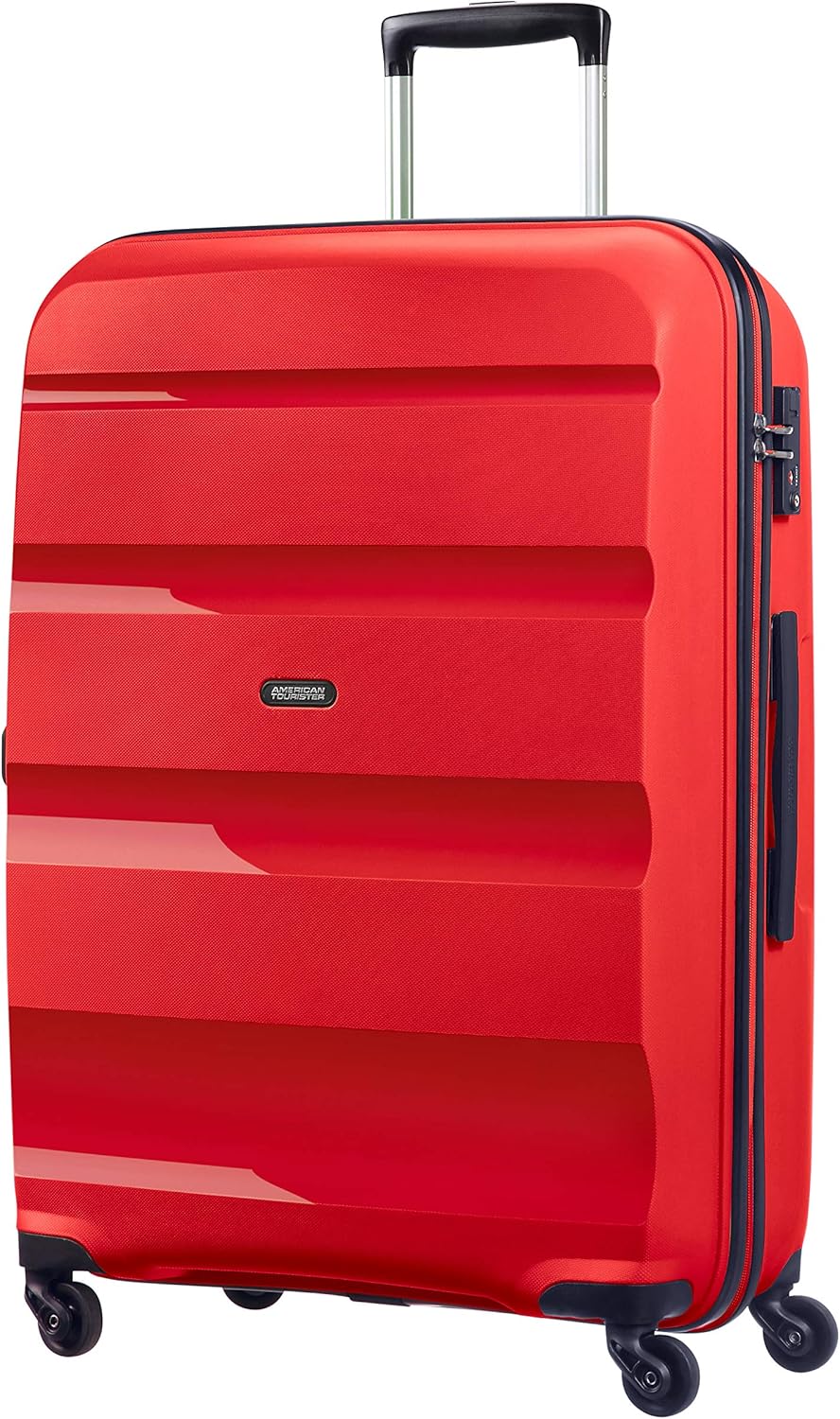 Detalle de American Tourister Bon Air Spinner L 75 cm (91 L) Rouge — valise à roulettes 360° avec TSA