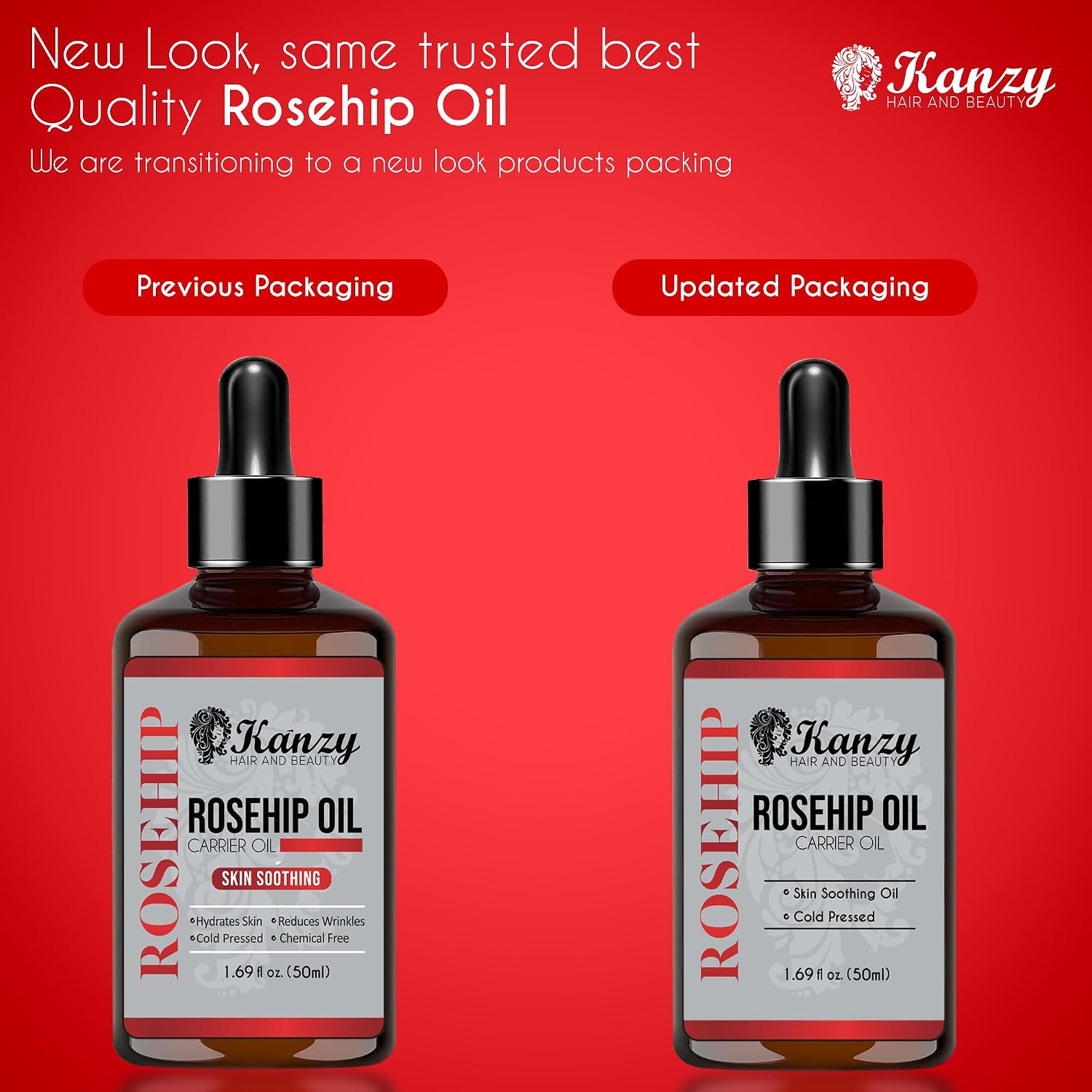 Detalle 2 de Kanzy Rosehip Oil 50ml for Face