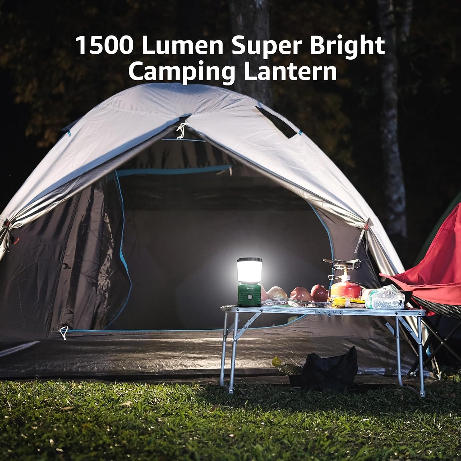 Detalle 2 de Lepro Battery Camping Lantern 1100 Lumen
