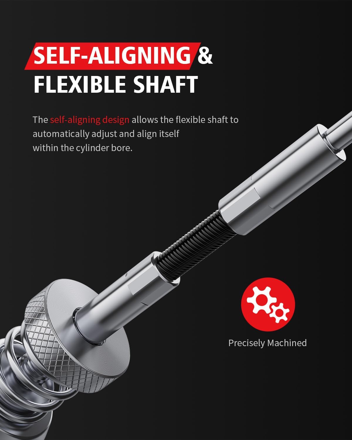 Detalle de Kolvoii Engine Cylinder Hone Tool Set, Adjustable 3/4"–7" Range