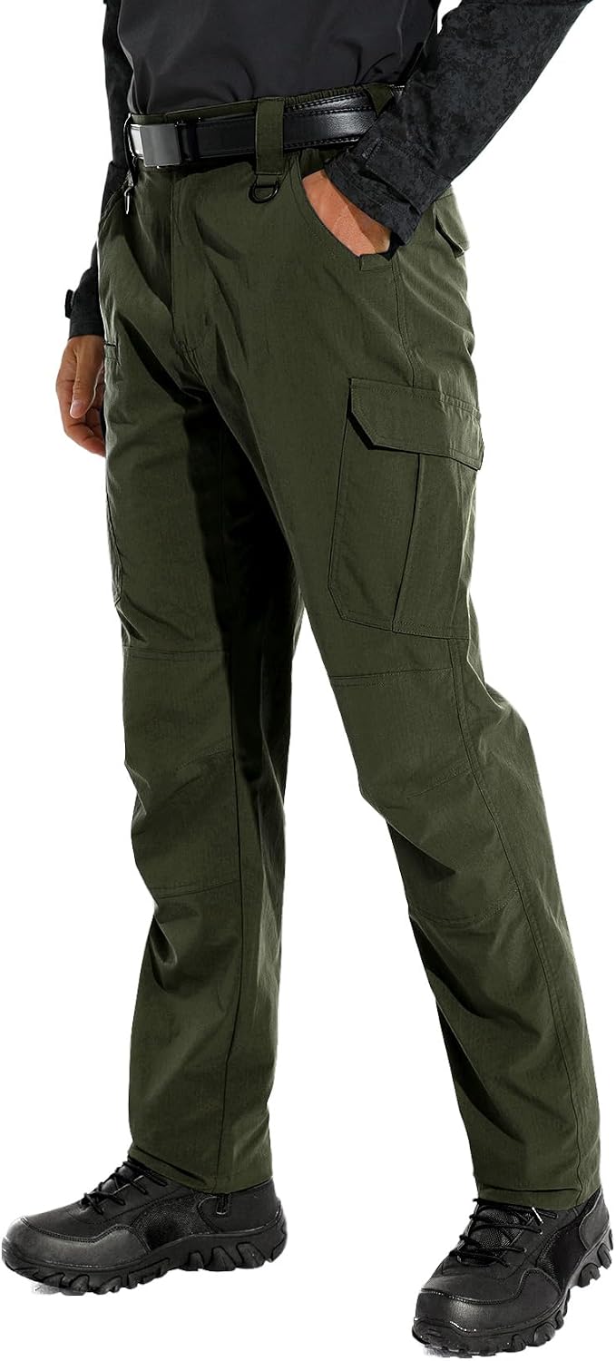 Detalle de KFUBUO Lightweight Ripstop Tactical Cargo Pants