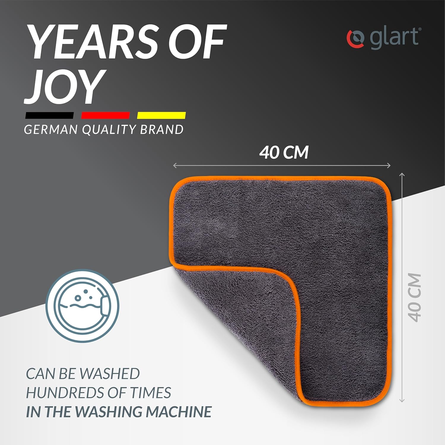 Thumbnail 5 de Glart 443TPO 3 Super Absorbent Microfibre Thick Plush Cloths 40 x 40 cm