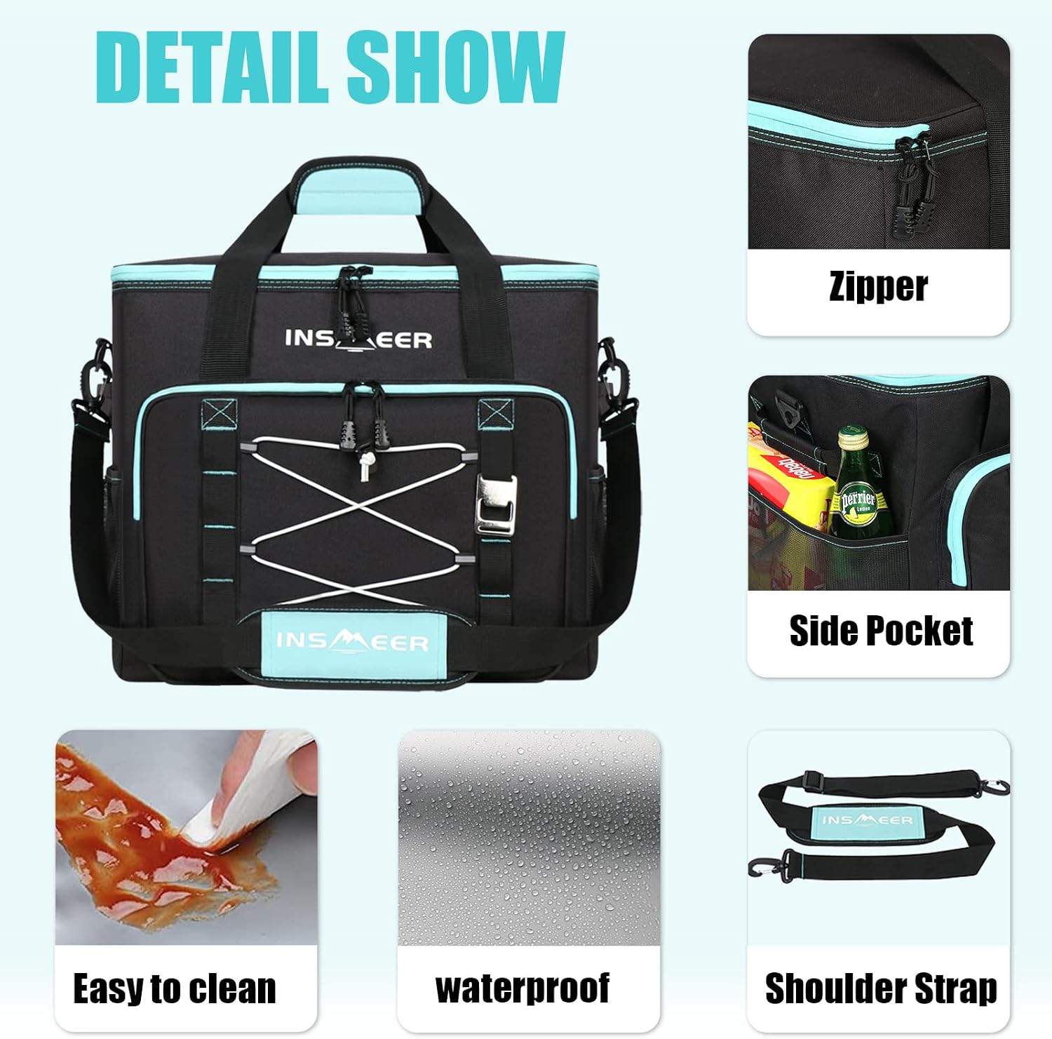 Thumbnail 6 de INSMEER Large Cooler Bag 55L