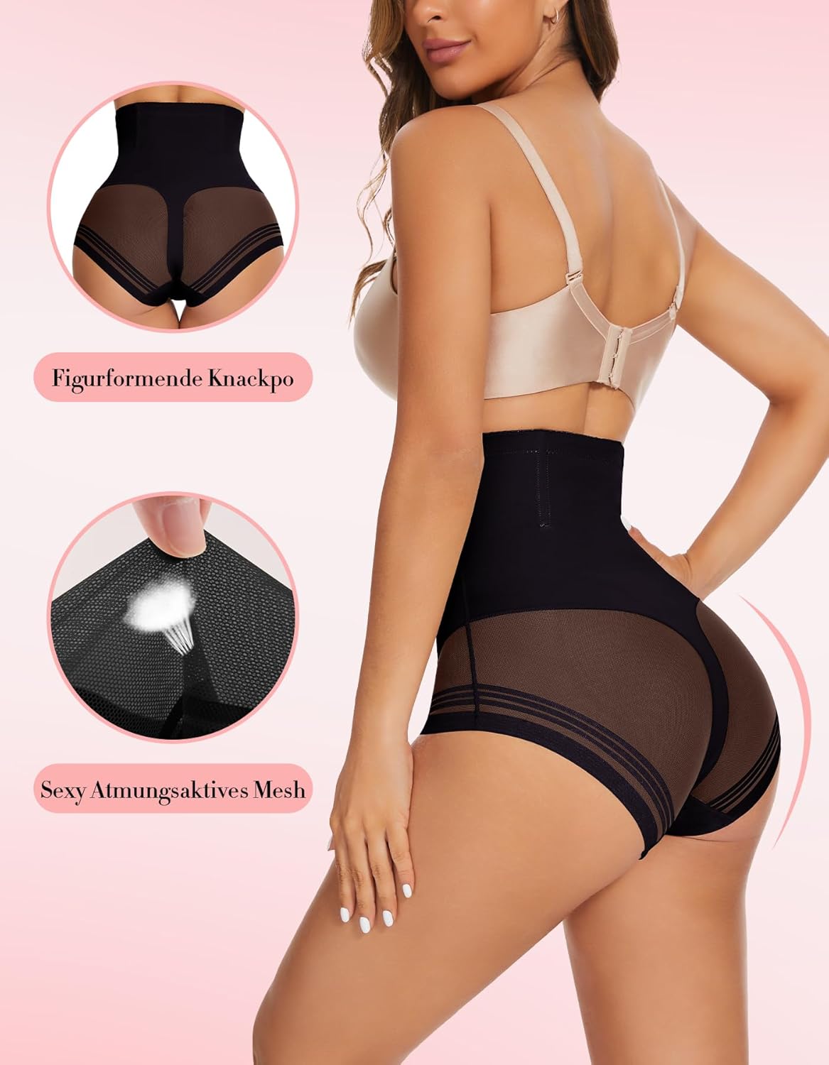 Thumbnail 2 de SIMIYA Bauchweg Unterhose Damen – Hoher Taillenslip mit Shape-Effekt für eine schlankere Taille