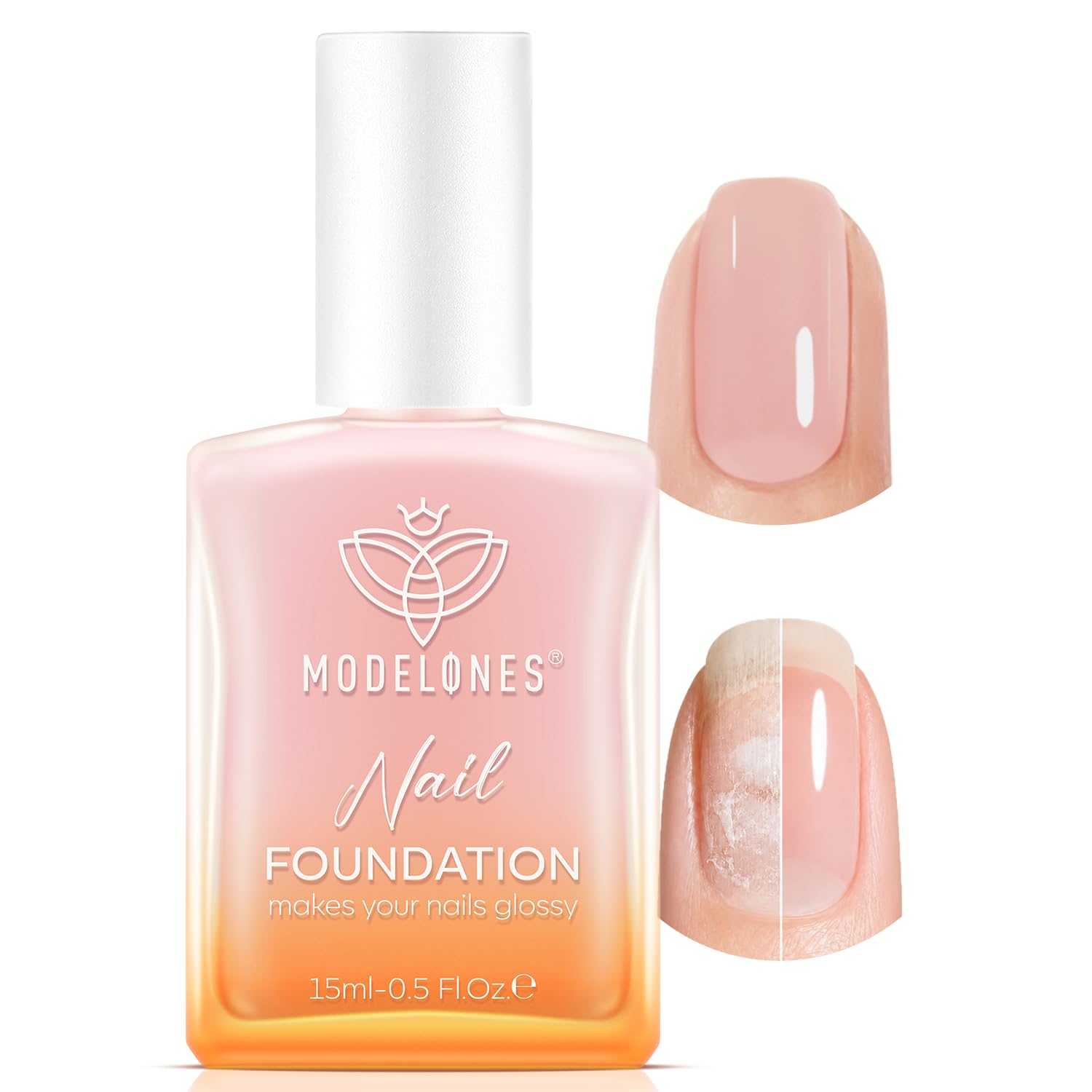 Detalle de modelones Nail Strengthener 15ml