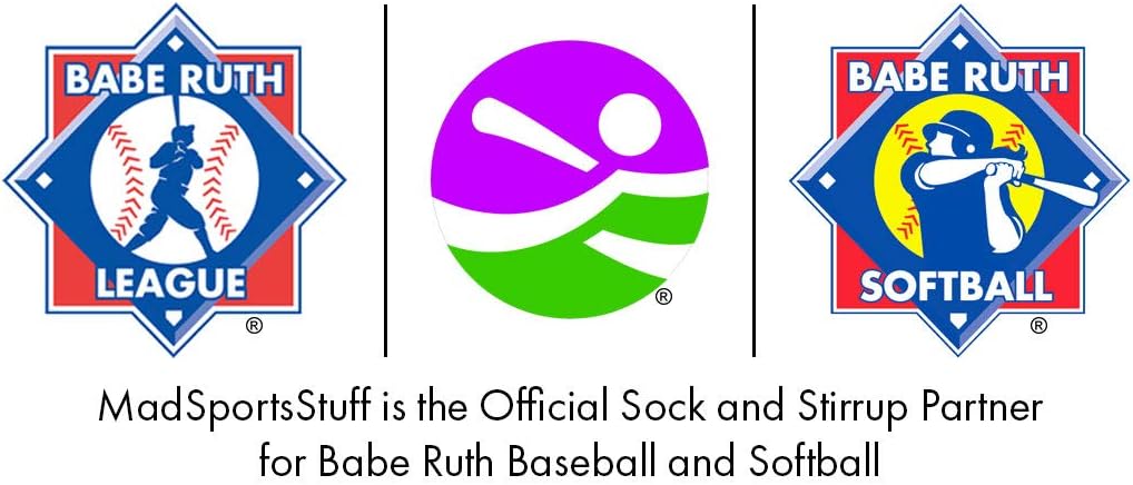 Thumbnail 6 de MadSportsStuff Softball Socks with Stitches (Girls & Women), Over-the-Calf—Moisture-Wicking Team Colors