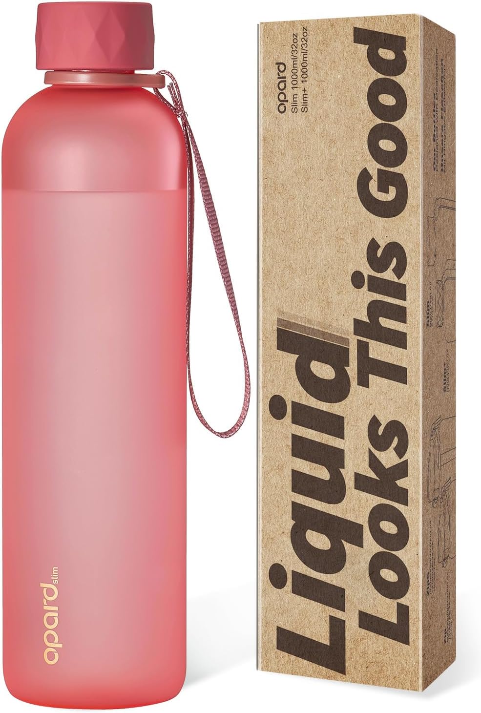 Detalle de Opard Slim Trinkflasche 1 l für Sprudelwasser
