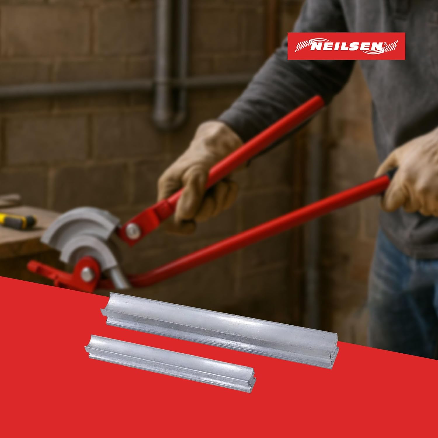 Thumbnail 4 de Neilsen CT1712 2pc Pipe Bender Guides for CT0238 & CT2615 – Heavy-Duty Aluminium Guides for 15mm & 22mm Pipes