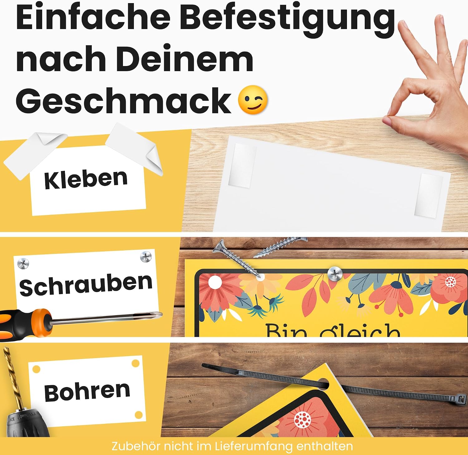 Thumbnail 5 de DankeDir! Türschild 30 x 20 cm