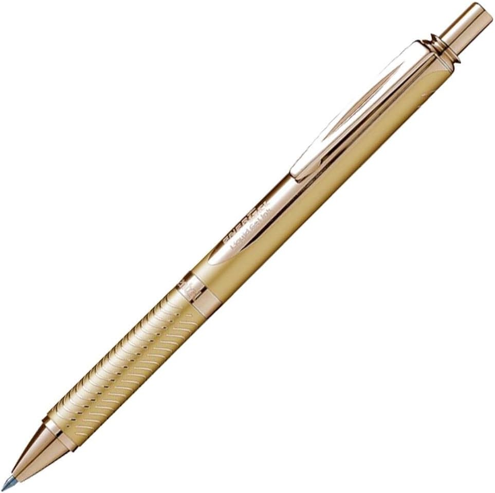 Detalle de Pentel EnerGel Sterling BL407S-A Gel-Roller mit 0,7 mm Kugeldurchmesser (0,35 mm Strichstärke), schwarz