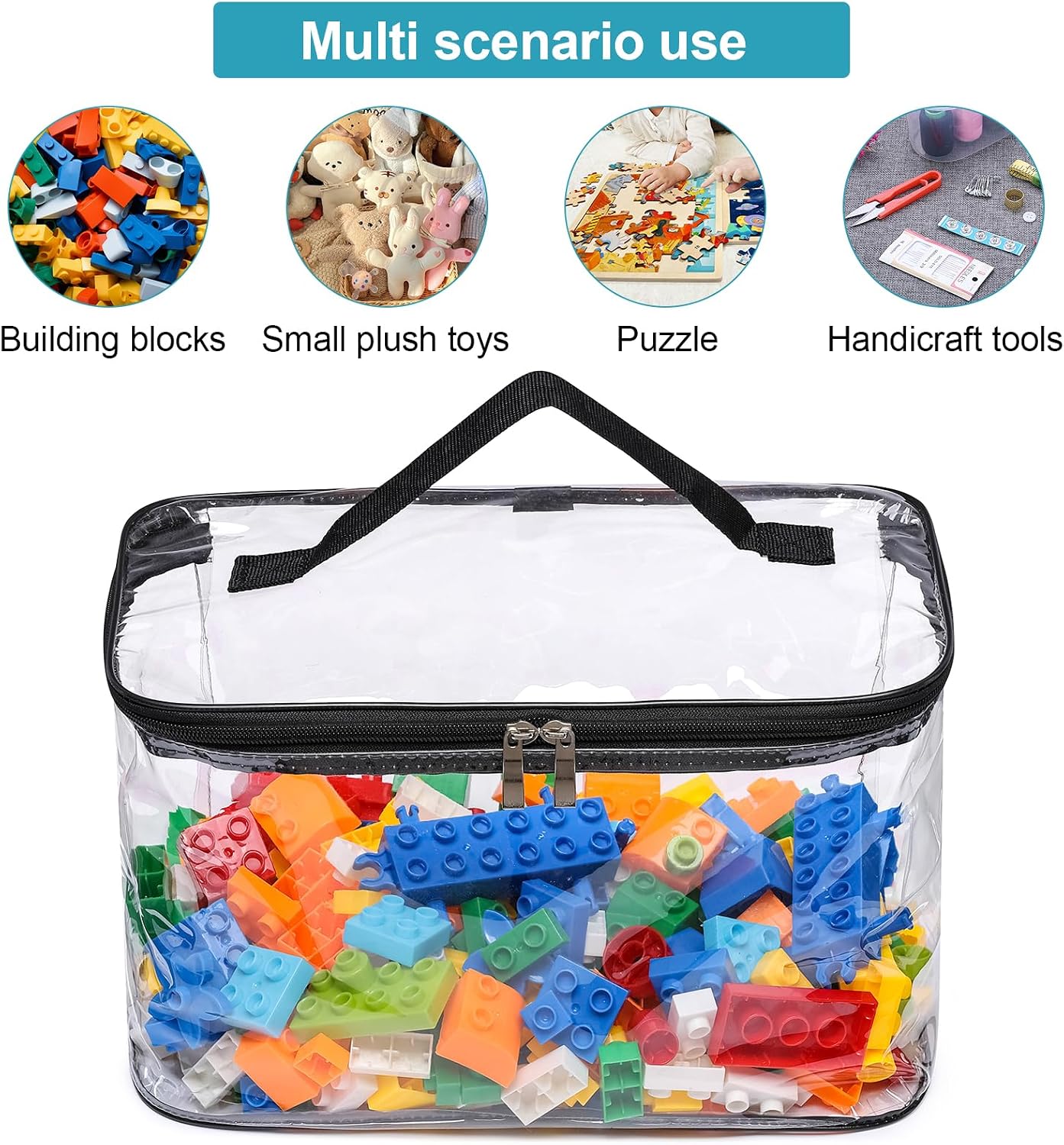 Thumbnail 3 de Clear Storage Bags, 6-Pack