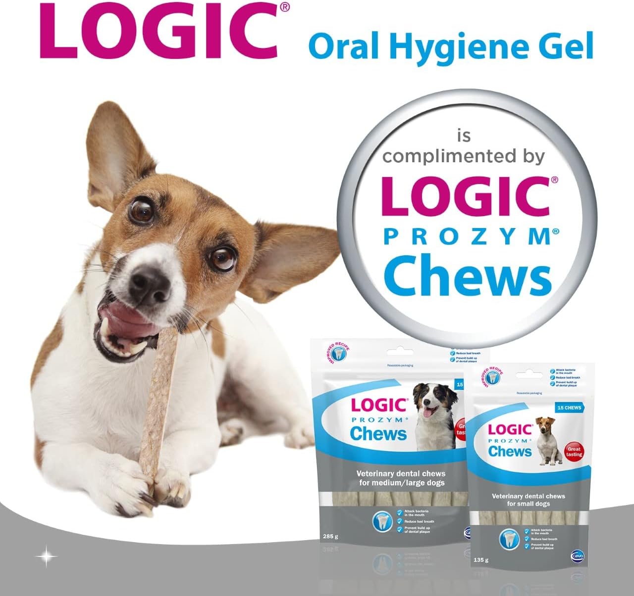 Detalle 2 de Logic Oral Hygiene Gel For Dogs & Cats with Toothbrush & Paste — 70g Dog & Cat Toothpaste
