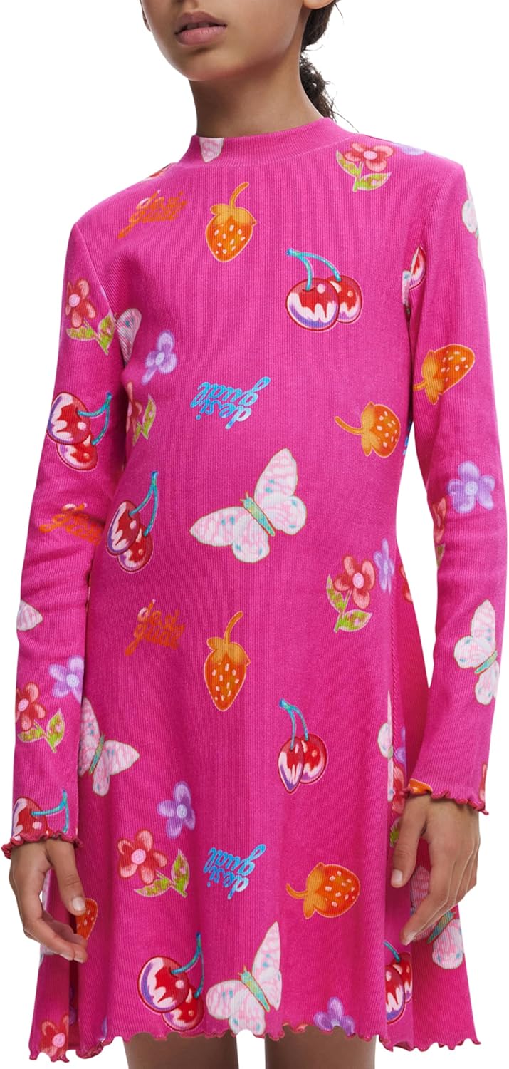 Detalle de Desigual 25wgvk18 Kleid Kurzes Skaterkleid