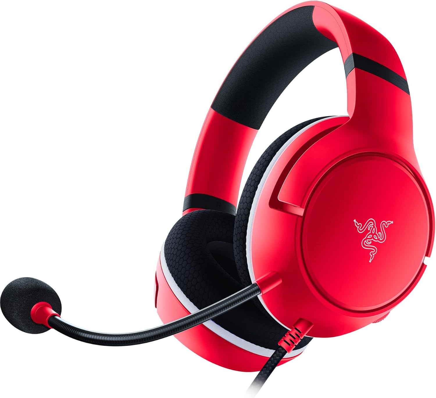Detalle de Razer Kaira X – kabelgebundene Gaming Kopfhörer für Xbox Series X|S (Rot)