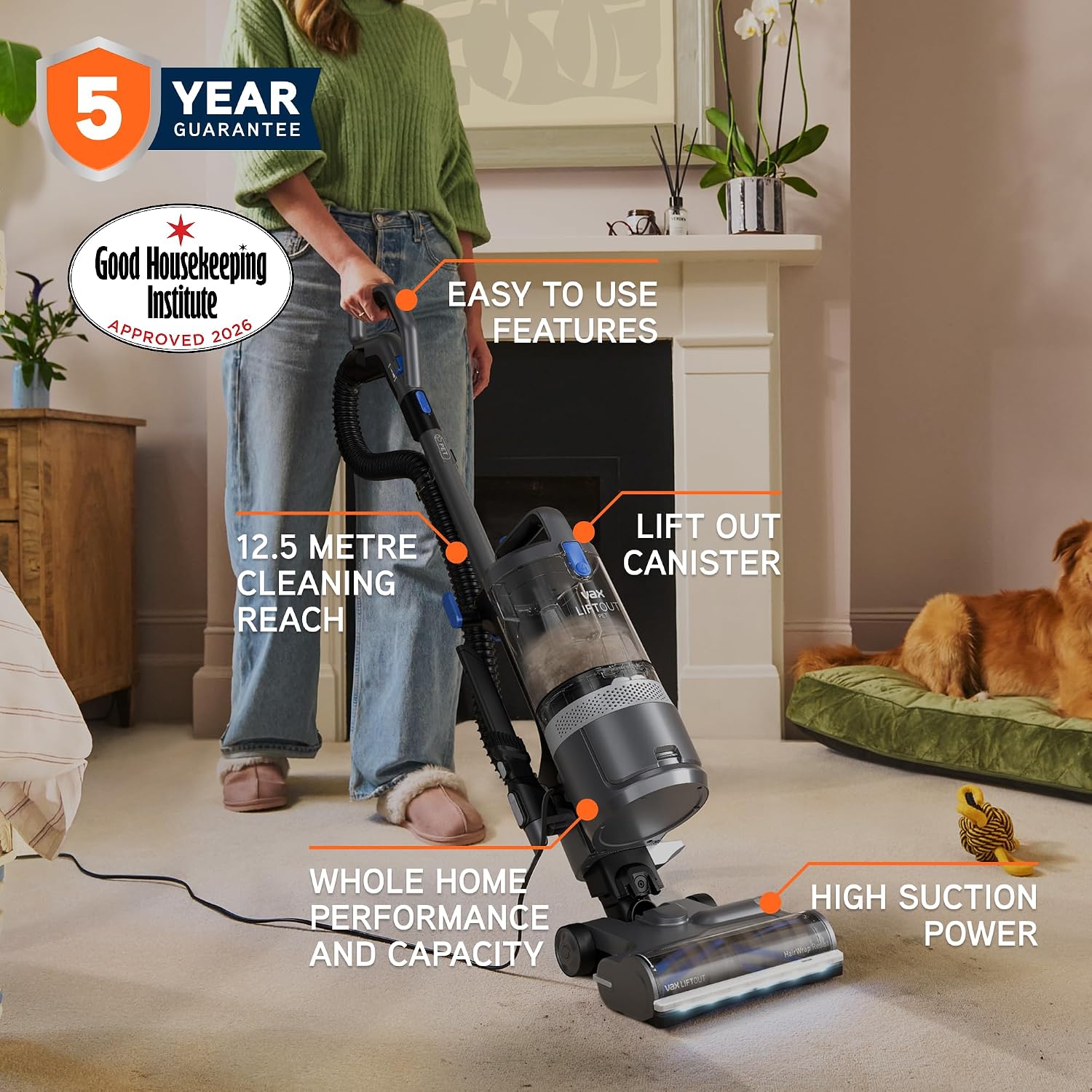 Detalle 2 de Vax LiftOut Pet Corded Vacuum 600W