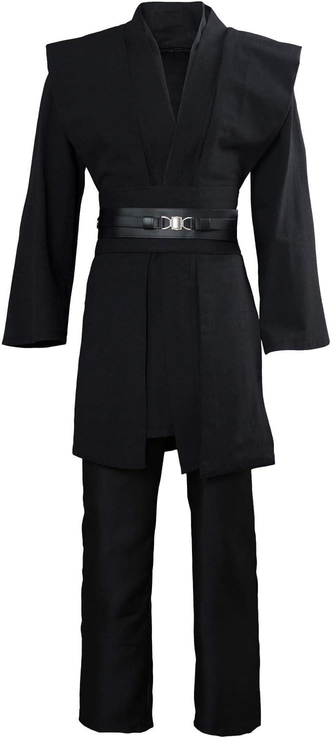 Detalle 2 de GOLDSTITCH Tunic Fancy Dress Costume Medieval Friar Hooded Costume for Adults