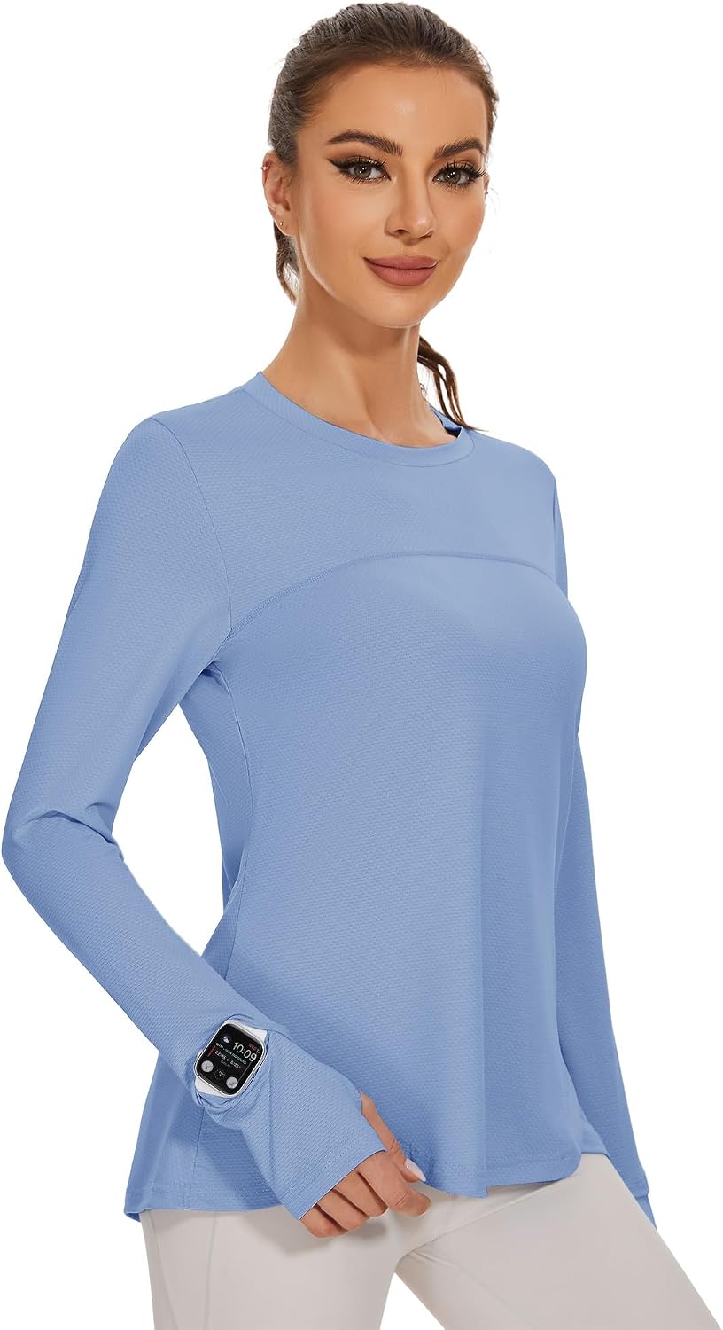 Thumbnail 1 de IECCP Women’s Long Sleeve Workout Shirt with UPF 50+ Sun Protection