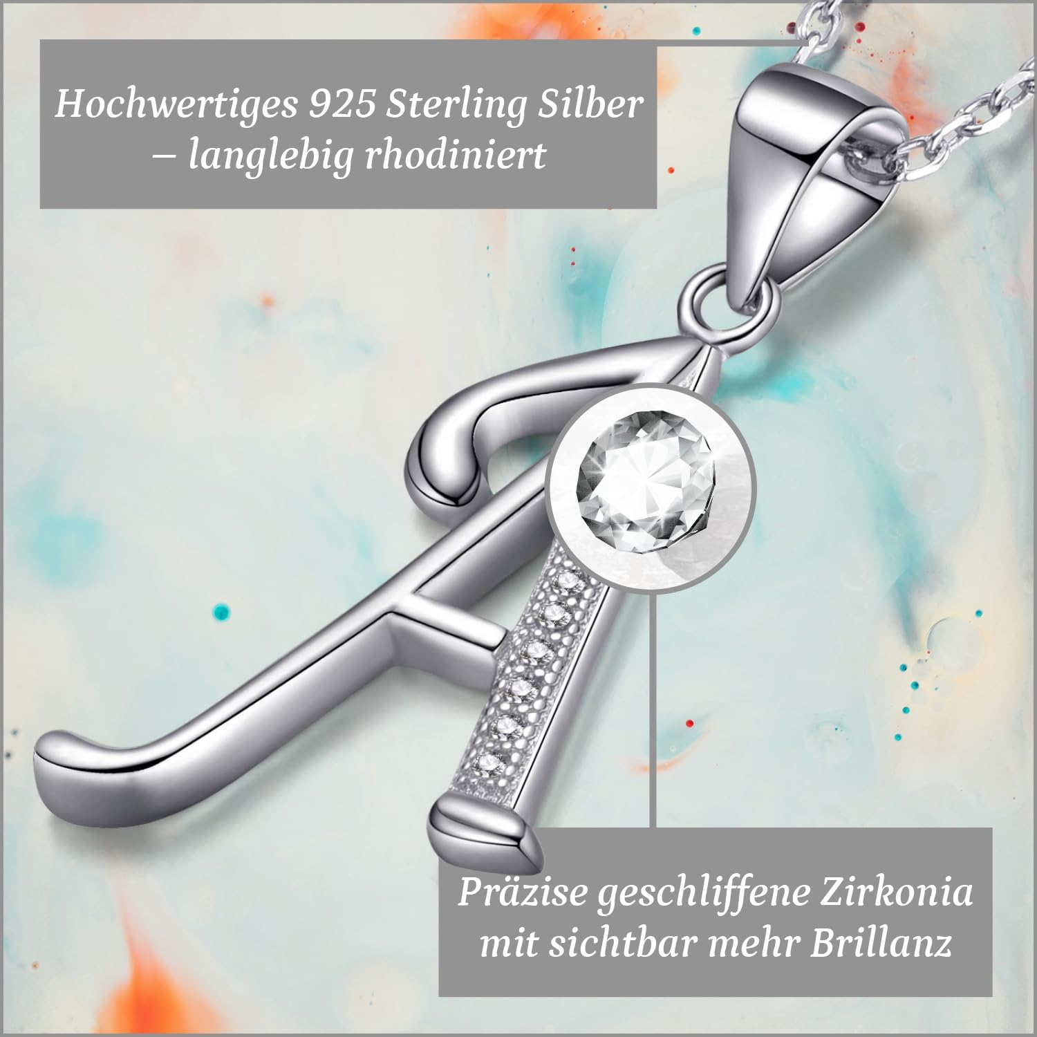 Thumbnail 1 de Morella Halskette Buchstaben 45 cm