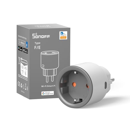 Detalle de SONOFF S60TPF Presa Smart 16A: WiFi 2.4G con Timer, Monitoraggio Energetico e Controllo Vocale