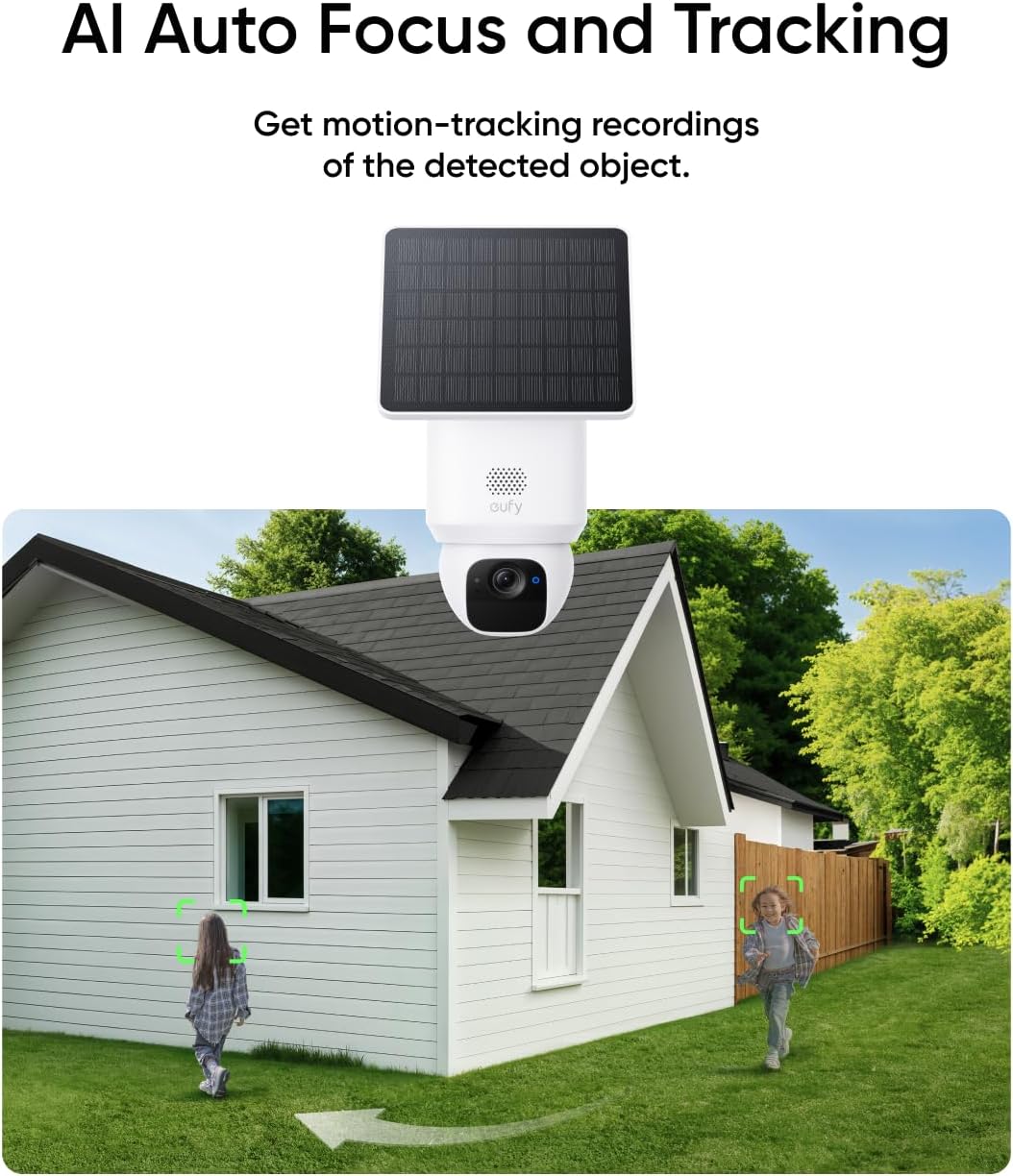 Detalle de eufy Security SoloCam E30 T8171 4-Camera 2K Solar Security Kit