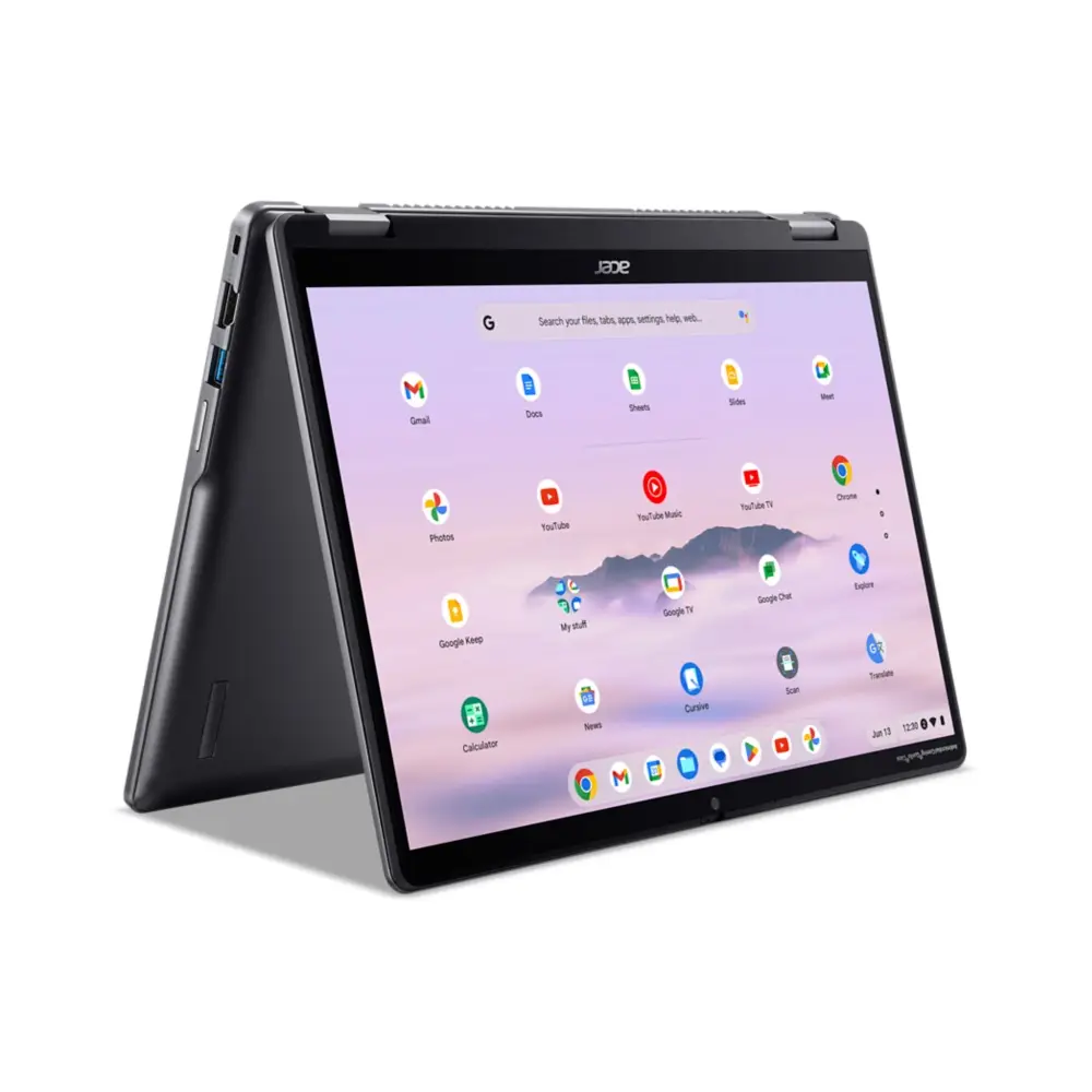 Detalle de Acer Chromebook Plus Spin 514 CP514-4HN: Convertible 14" con Core i5 y pantalla táctil