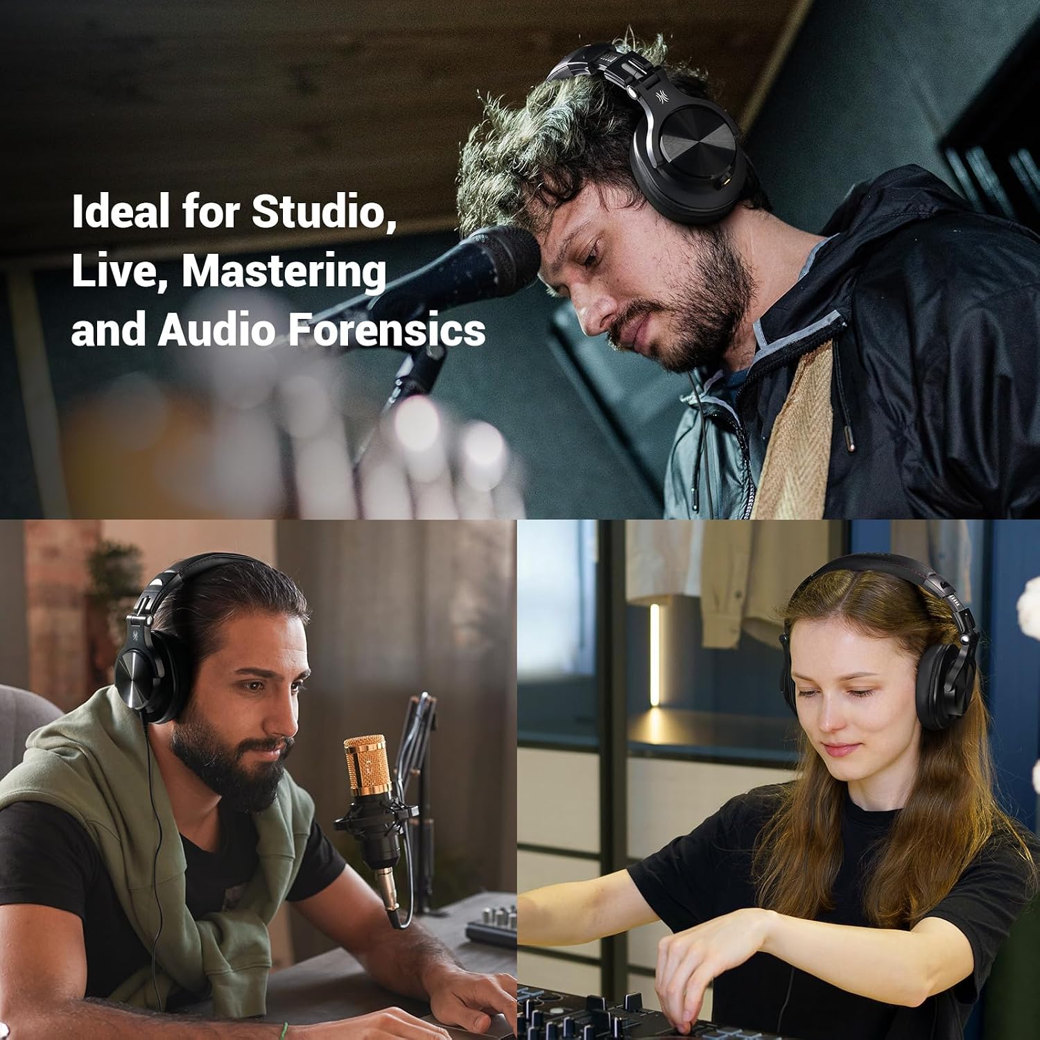 Thumbnail 5 de OneOdio A70 Bluetooth Over-Ear Headphones: Hi-Res Sound, Dual Mode Freedom