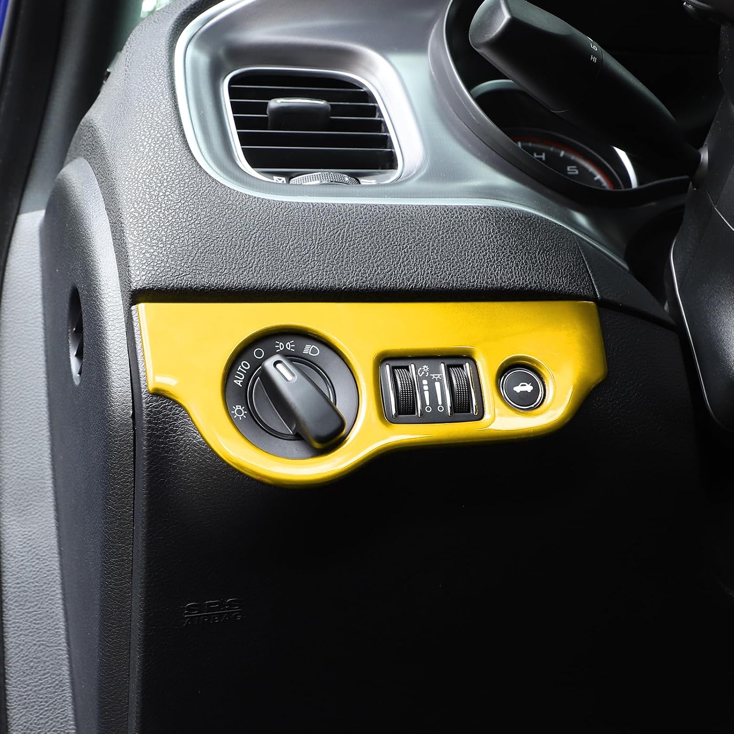 Thumbnail 6 de RT-TCZ Headlight Switch Panel Trim Cover for Dodge Challenger