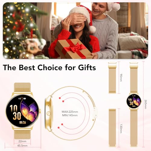 Thumbnail 6 de taopodo Reloj Inteligente Mujer TG36 con llamadas Bluetooth, pantalla 1,39” y IP68