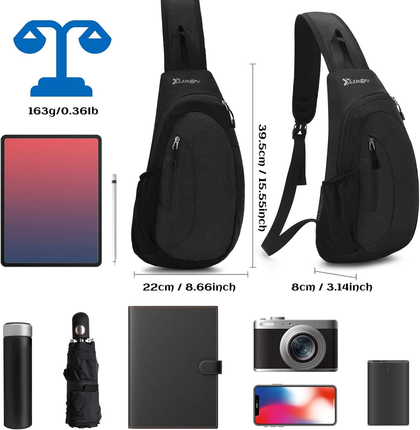 Thumbnail 2 de Januts Sling Bag: Lightweight One-Shoulder Backpack for Everyday Use