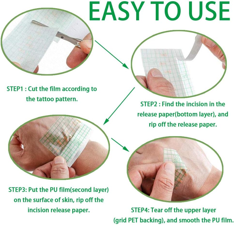 Thumbnail 1 de Flatoedu Tattoo Bandage Roll 6" 🩹