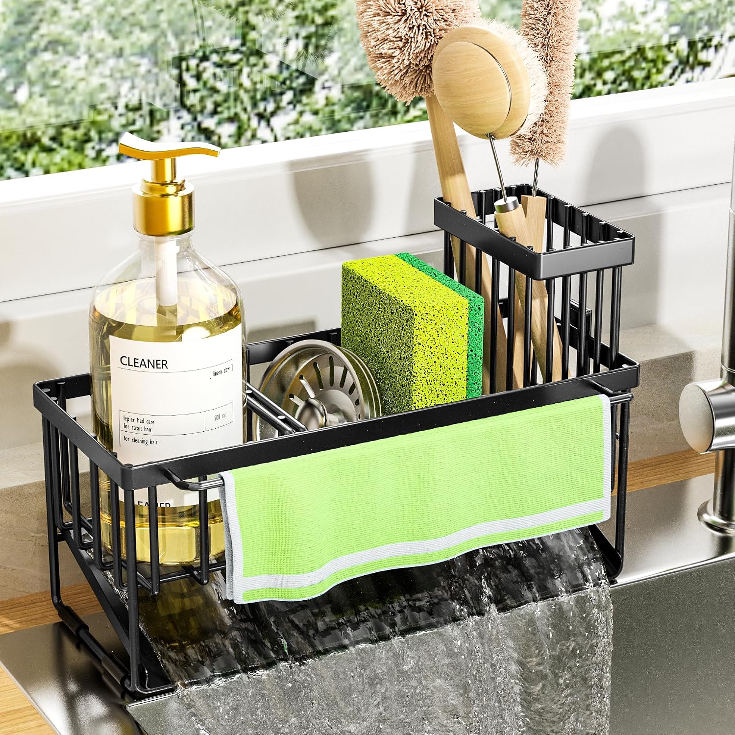 Detalle de Cisily Kitchen Sink Caddy, 304 Stainless Steel