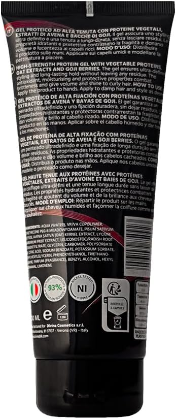 Thumbnail 1 de Gel Proteico Naturale DIVINA BLK per capelli mossi, ricci e afro – Natural&Amazing (200 ml)