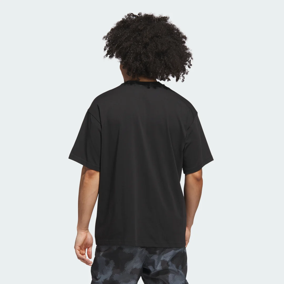 Detalle 2 de Camiseta Anthony Edwards Believe That de Adidas - negro