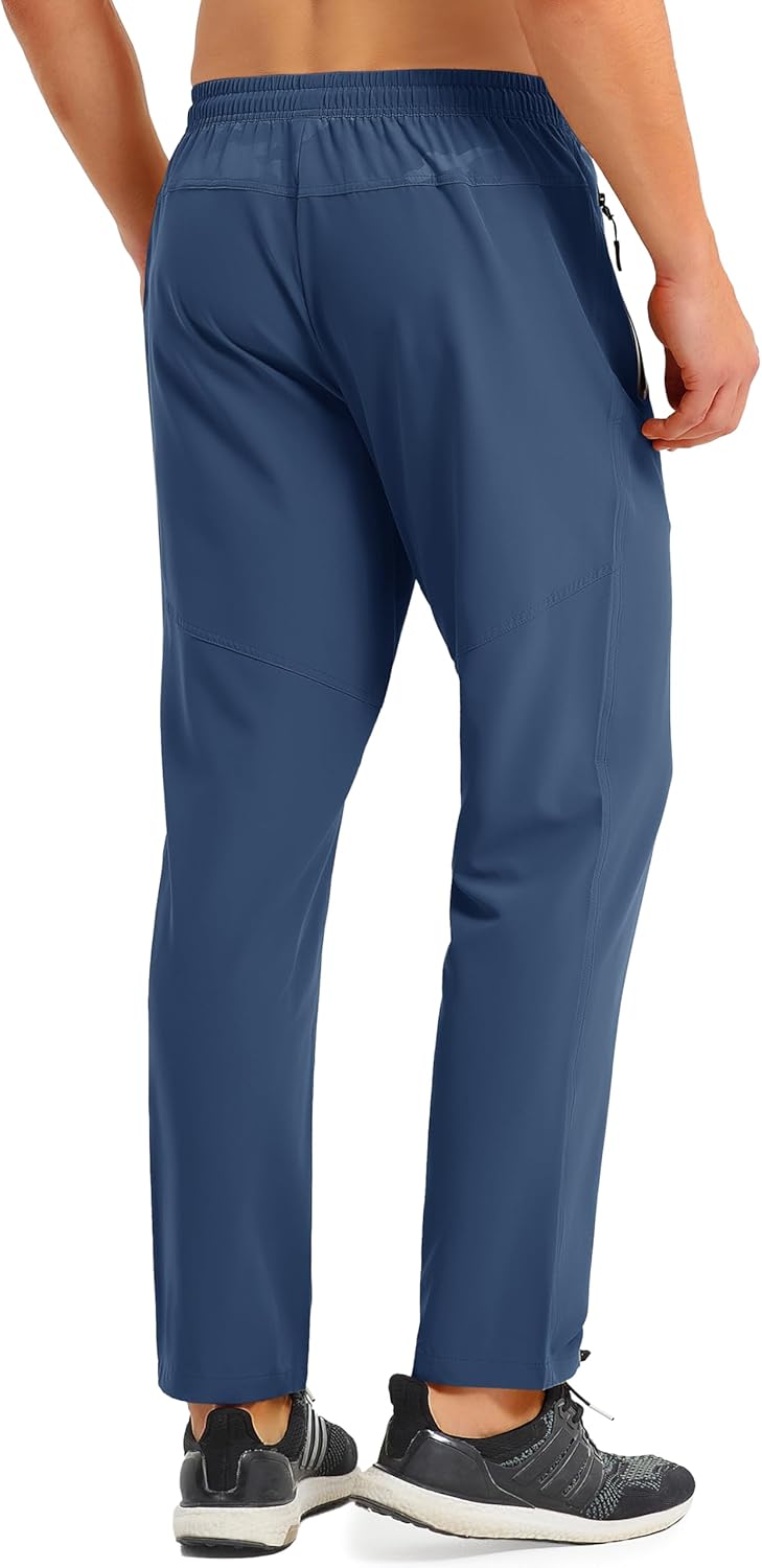 Thumbnail 1 de MAGCOMSEN Men's Tracksuit Bottoms: Lightweight, Stretchy Hiking Trousers with Zip Pockets