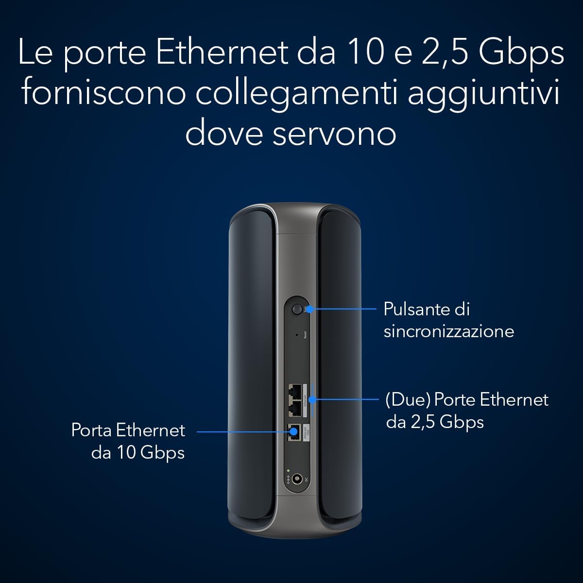Detalle 2 de NETGEAR Orbi Satellite RBE970 WiFi 7