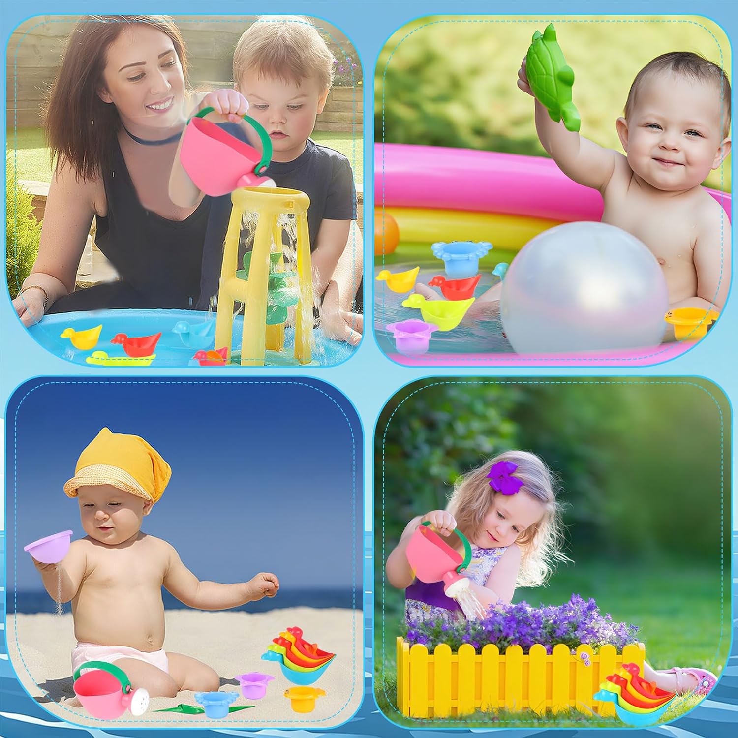 Thumbnail 5 de Bath Toys for 1 Year Old — 10-Piece Toddler Set (No Mould) for 1–4 Years