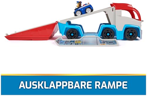 Thumbnail 3 de Paw Patrol Pup Squad Paw Patroller transformable con figura de Chase y vehículo de carreras (pack, +3 años)
