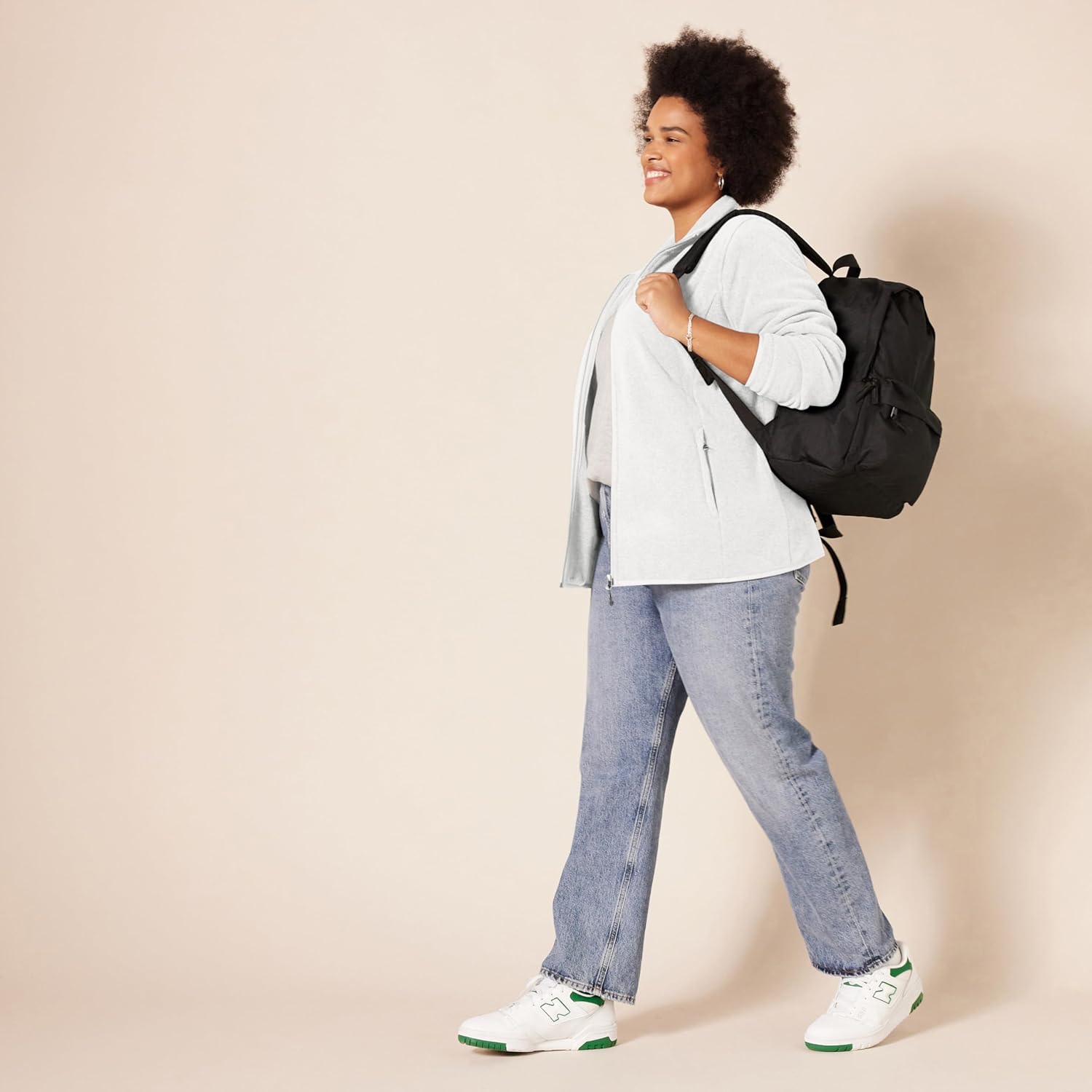 Thumbnail 6 de Amazon Essentials Damen Fleecejacke mit Reißverschluss – klassische Passform aus Strickfleece (auch in Übergrößen)