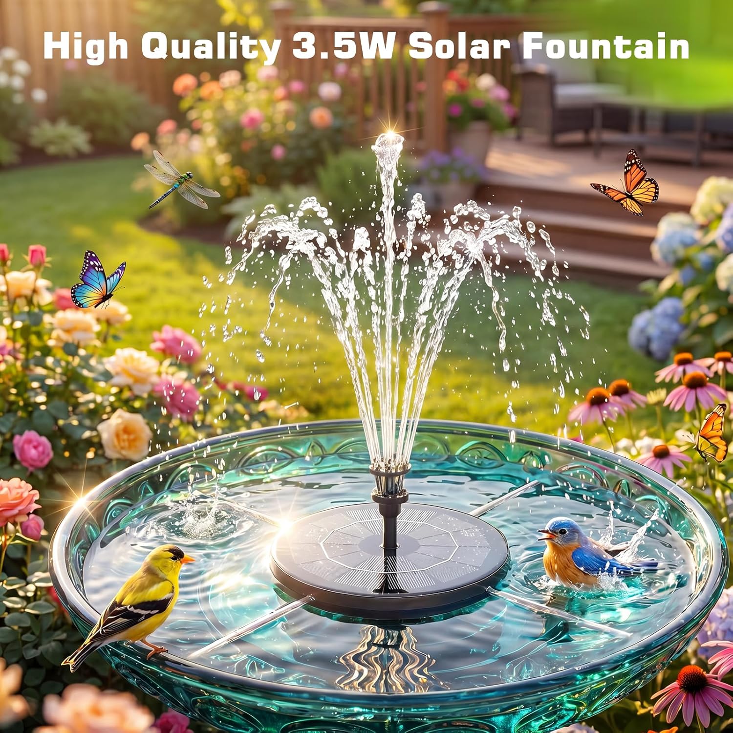 Thumbnail 1 de AISITIN 3.5W Solar Fountain Pump