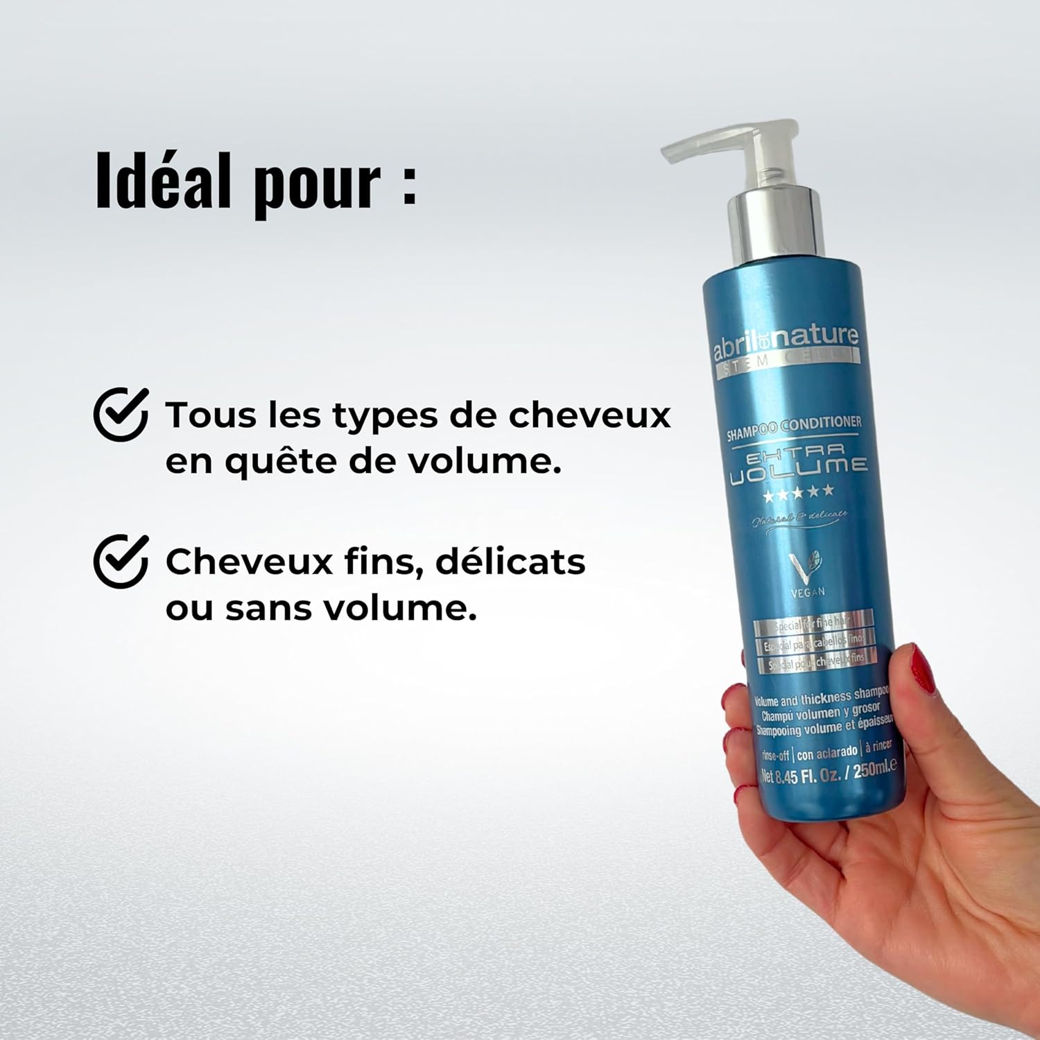 Thumbnail 3 de April et Nature Bain Shampoo Age Reset : shampoing hydratant booster de volume pour cheveux fins