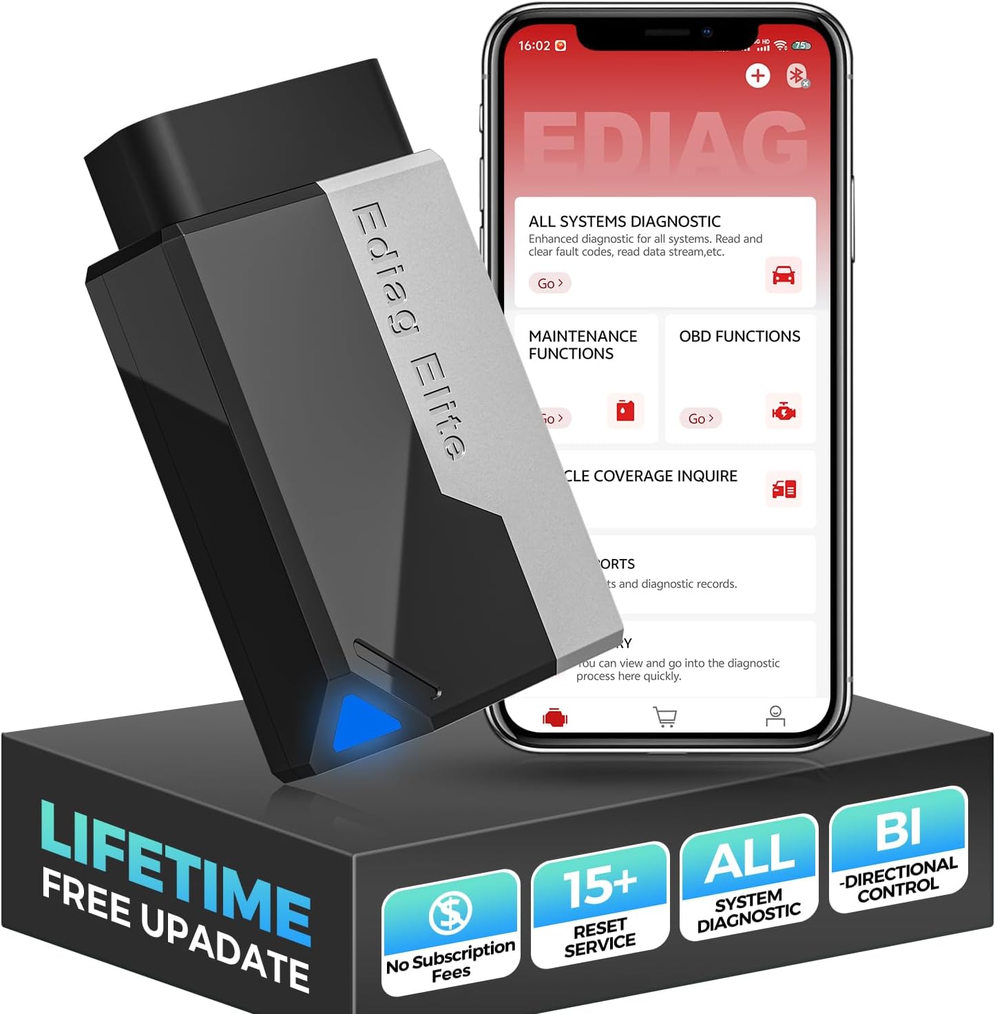 Detalle de KINGBOLEN EDIAG Elite OBD2 Diagnosegerät