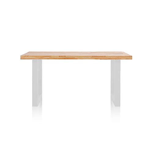 Thumbnail 5 de duehome Loft 🏡 Mesa de comedor fija en roble y blanco