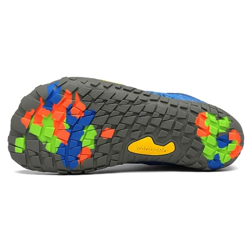 Detalle 2 de SAGUARO Barefoot Zapatillas de Trail para Niños — Azul, 36 EU