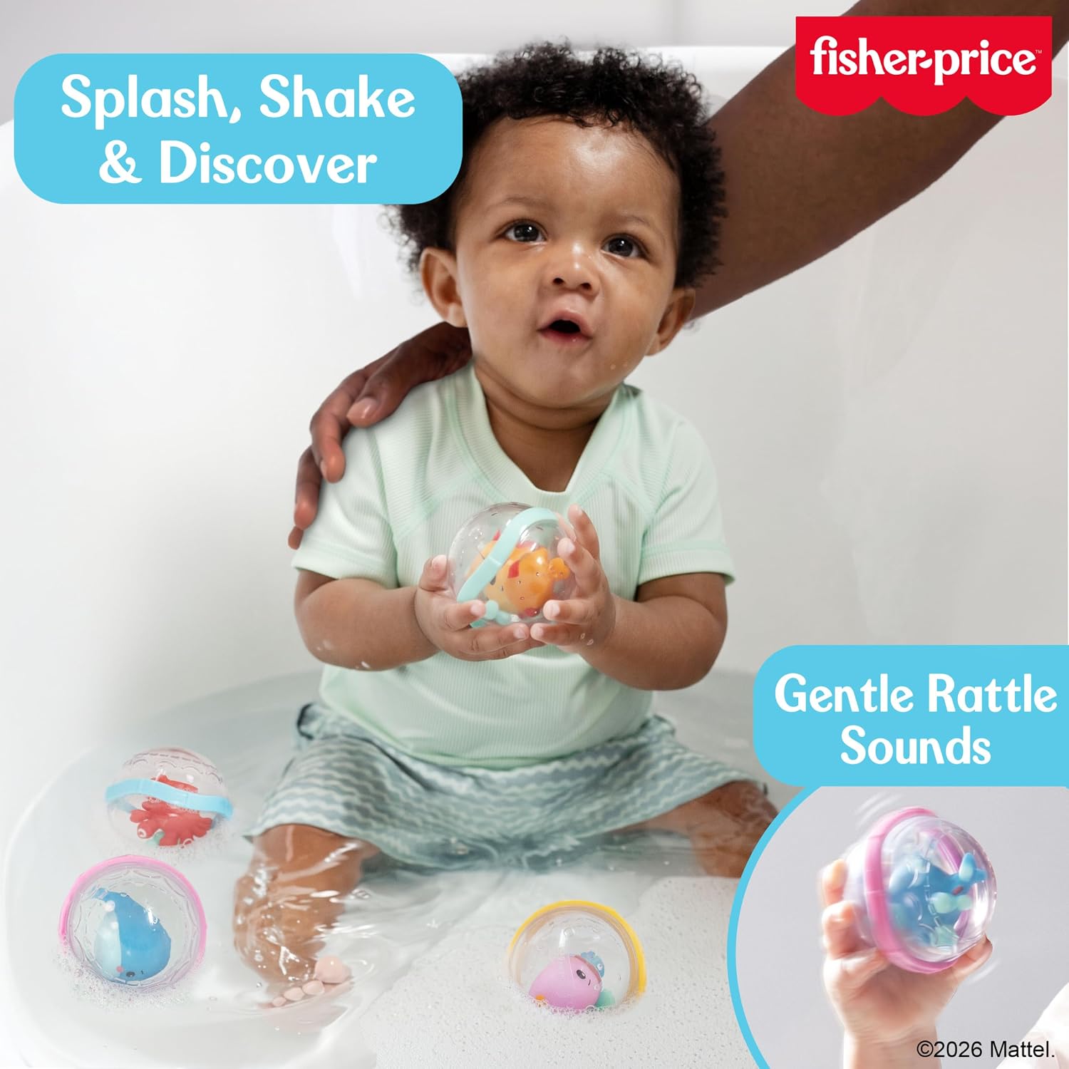 Detalle 2 de Fisher-Price Sensory Rattle Set 4-Piece