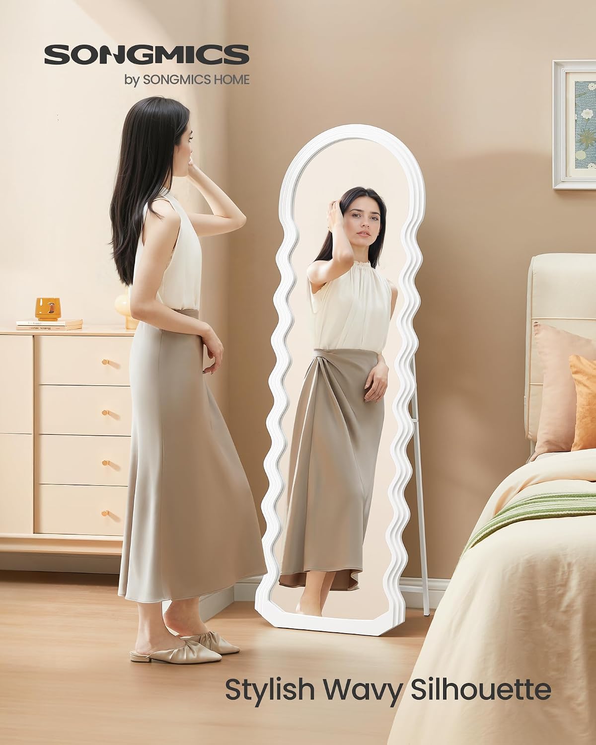 Thumbnail 1 de SONGMICS Aileas Collection LFM027W01 Full-Length Mirror, 160 x 50 cm