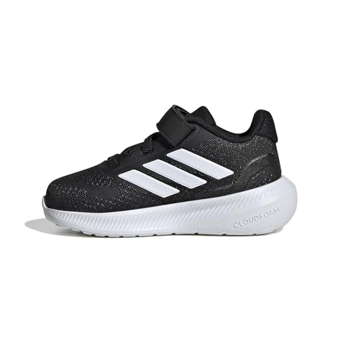 Thumbnail 5 de adidas Unisex niños RUNFALCON 5: zapatillas con Cloudfoam y cordones elásticos, Core Black/Cloud White